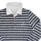 Me and Henry Navy Cream Striped Rugby Top