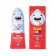 DIVINETREE SSAK SHARK ยาสีฟันเด็ก ออร์แกนิค กลืนได้ ไม่มีฟลูออไรด์ กลิ่นสตรอเบอรี่ 50 กรัม
