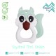 Pepper's Home - Teether -  Squirrel Mint Green  