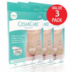 Cesarcare medical-grade silicone 3 pc./pack