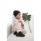 QueenCows Kids : Celin Stripe Set (Cream)