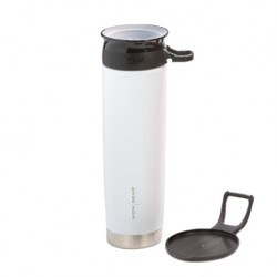 WOW Gear Stainless Steel WOW Sports Spill free 360drinking 650ml (White)